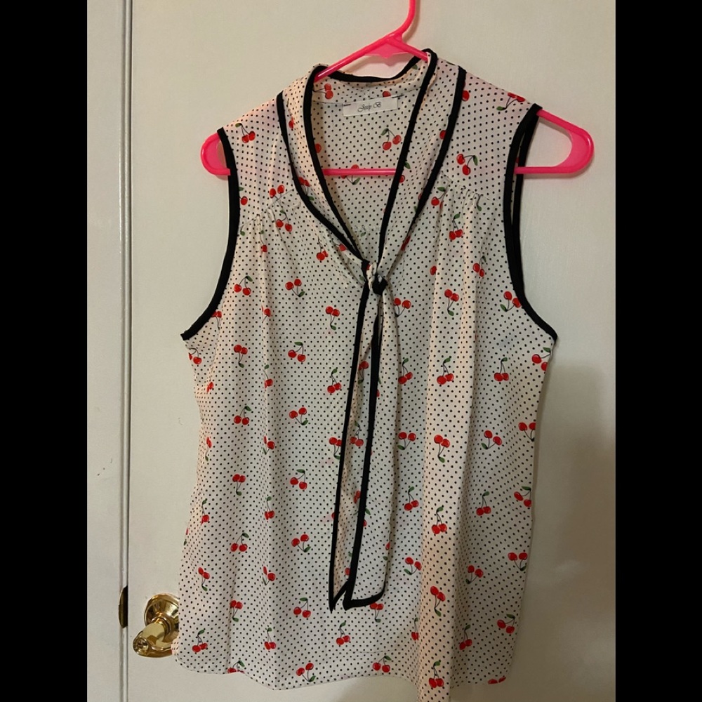 ModCloth Cherry Top